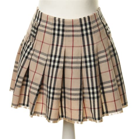 burberry golf yellow green plaid skirt|burberry plaid pleated skirt.